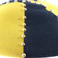 Mr John Classic Ladies Yellow and Black Wool Felt Hat W/ Beads 7 1/8 57cm