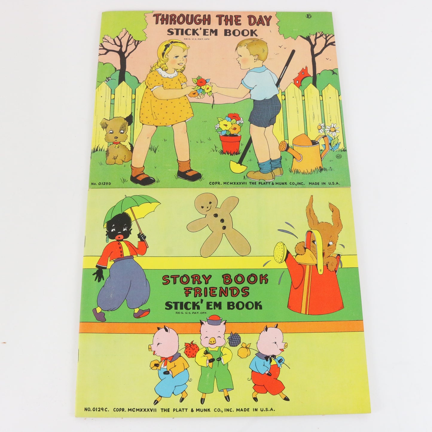 Stick Em Pictures To Make Four Book Set 129 Platt & Munk Usa