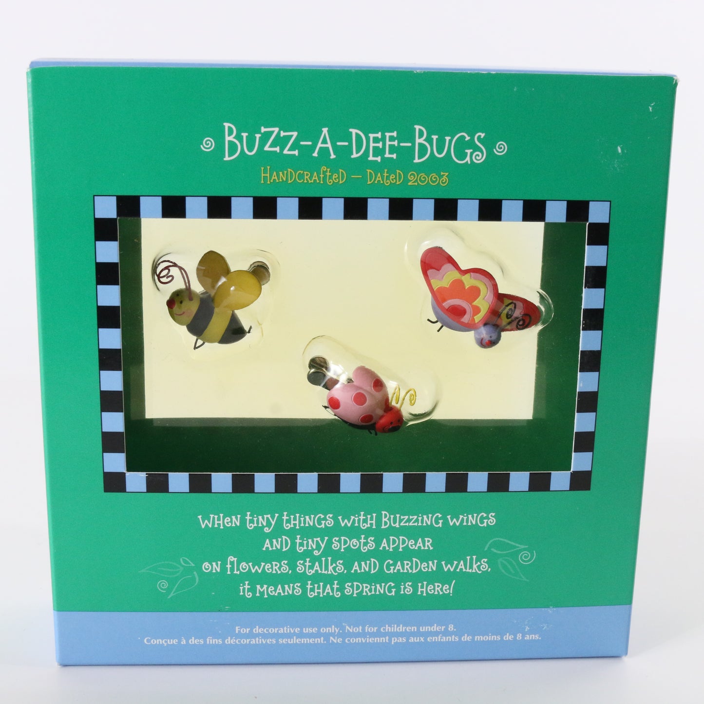 Hallmark Buzz A Dee Bugs Tweedle Dee Tweet Easter / XMAS Ornament 2003