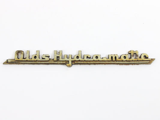 Olds Hydramatic Oldsmobile Vintage Oldsmobile Car Emblem Badge 8.25"