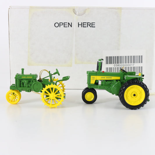 John Deere Model GP & 730 Tractors Danbury Mint Ornaments