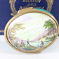 Halcyon Days Enamel Trinket Box The Pastoral Box Bilston & Battersea