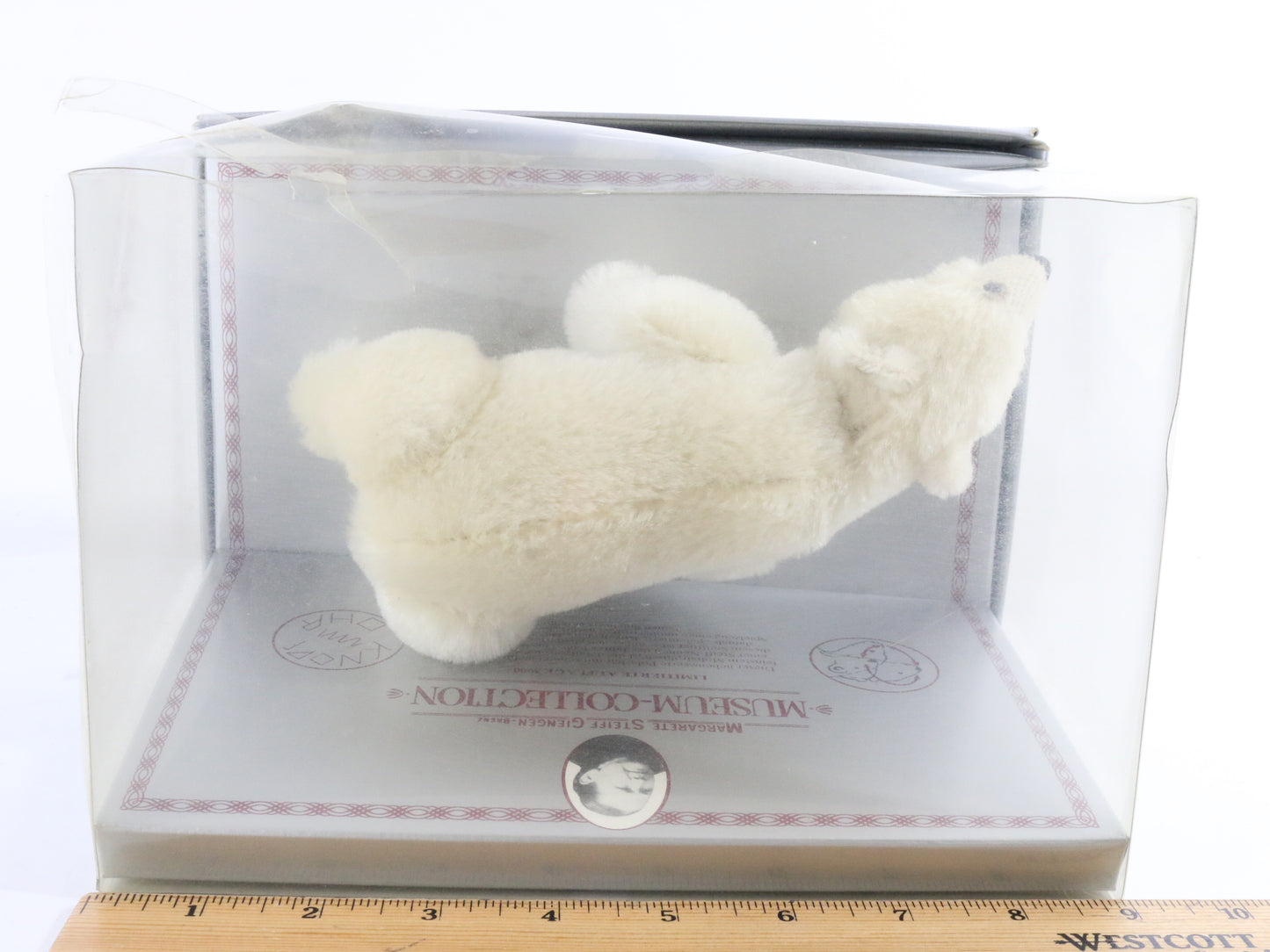 Vintage Steiff Polar Bear Toy Animal Museum Collection 0090/11 Replica 1909