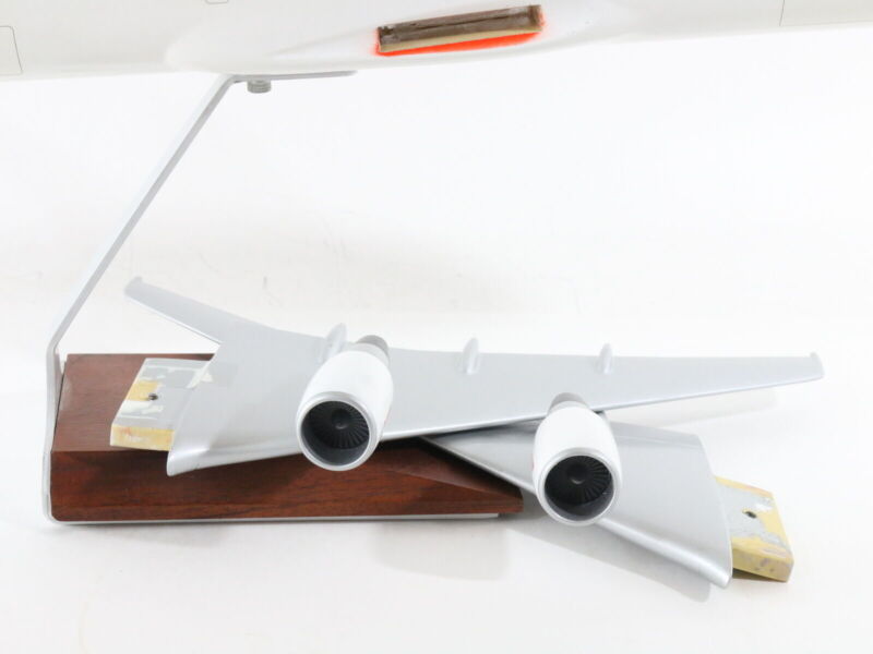 Boeing 777? Iberia 20+" Wood Built W/ Stand Vintage PACMIN 1/100 Desk Model