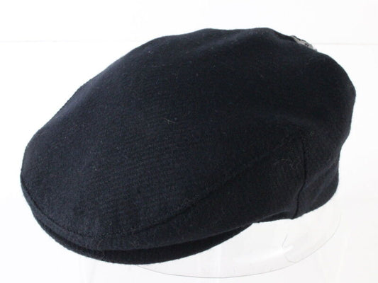 John Hanley & Co Ltd Mens Black Wool Ivy Cap NEWSBOY STYLE MULTIPLE SIZES