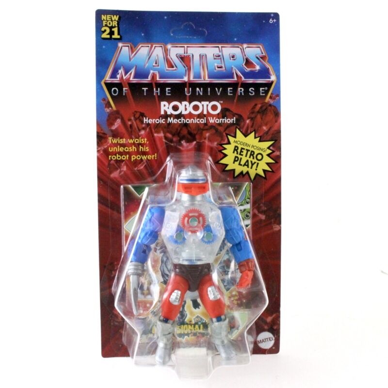 Roboto Heroic Mechanical Warrior Masters Of The Universe MOTU Mattel 2021 Retro