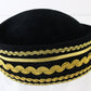 Sonni Of California Laides Boutique Black And Gold Felt Cap 6 7/8 55cm