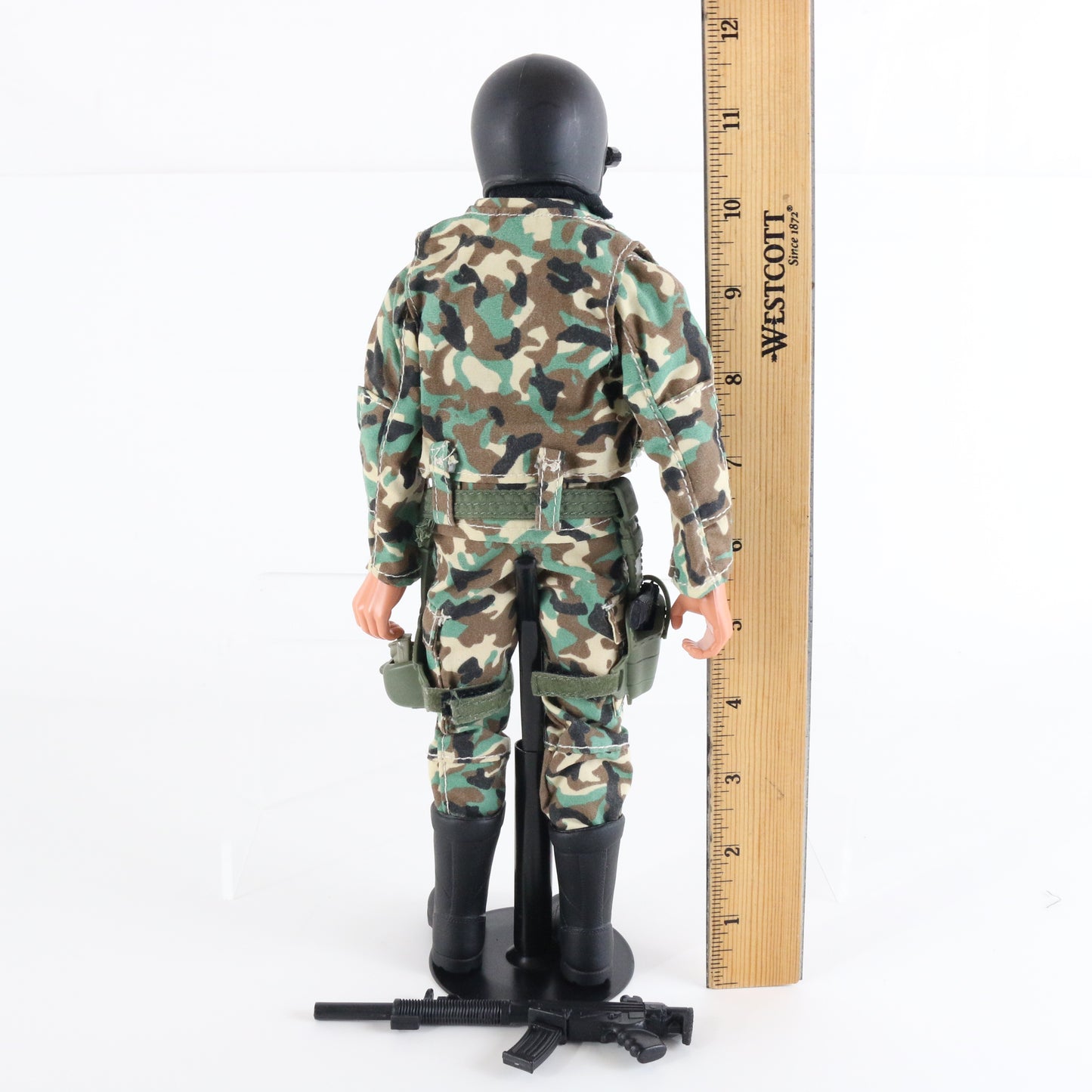 Modern Camouflage Soldier W/ Submachine Gun & Accessories Gi Joe 1:6 12" Figure