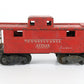 Lionel O Postwar 2472 Red Metal Pennsylvania 477618 Caboose