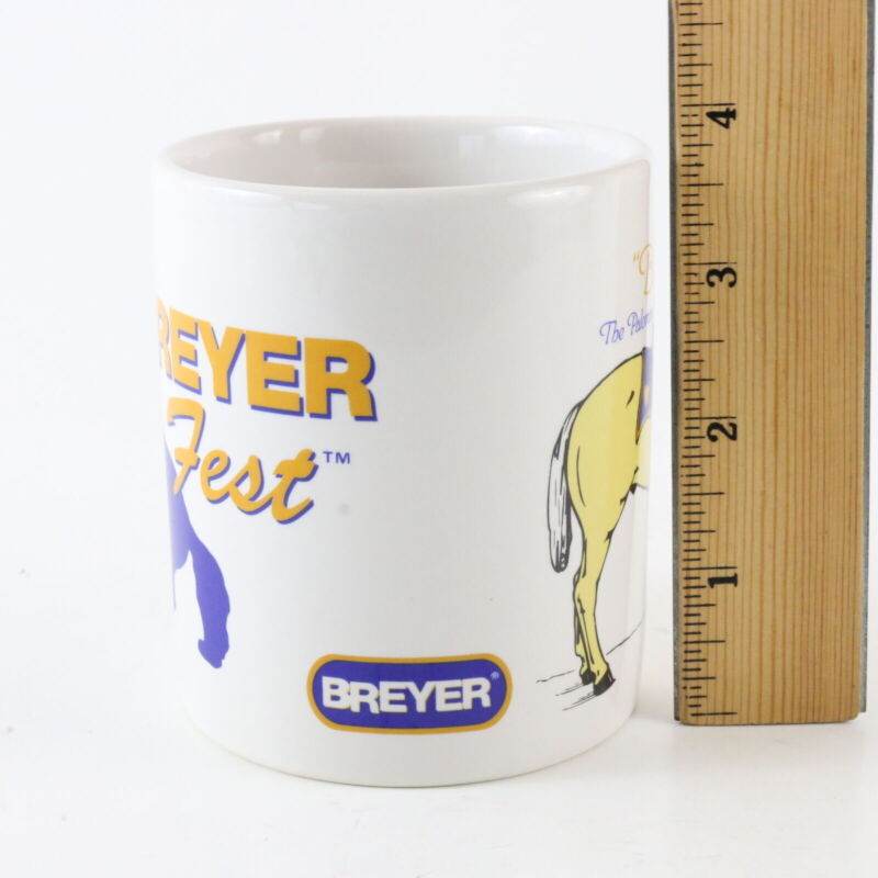 Breyer Breyerfest '97 Sr Bold Palomino Police Horse Coffee Mug