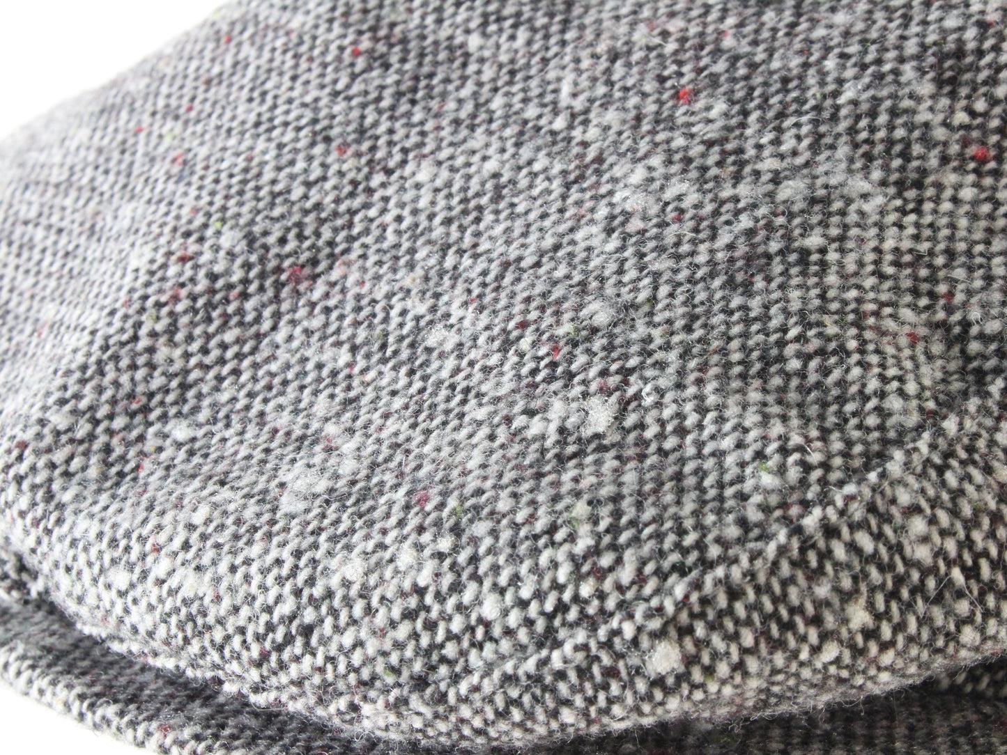 Bee Hats Mens Gray Scally Cap Ivy Cap W/ Red Interior XL