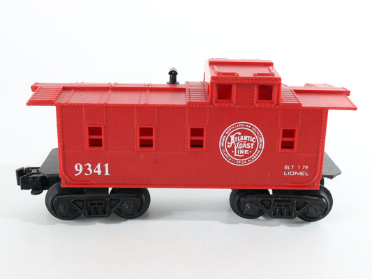 Lionel O 9341 Atlantic Coast Line ACL Red Plastic Caboose