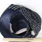 George Zamaul Ladies Boutique Navy Blue STATEMENT Hat W/ Rhinestones 7 1/8 57cm