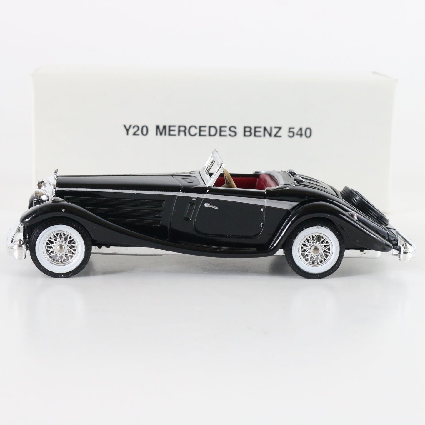 1937 Mercedes Benz 540 Y20 Black Models Of Yesteryear Matchbox 1:43 Model Car