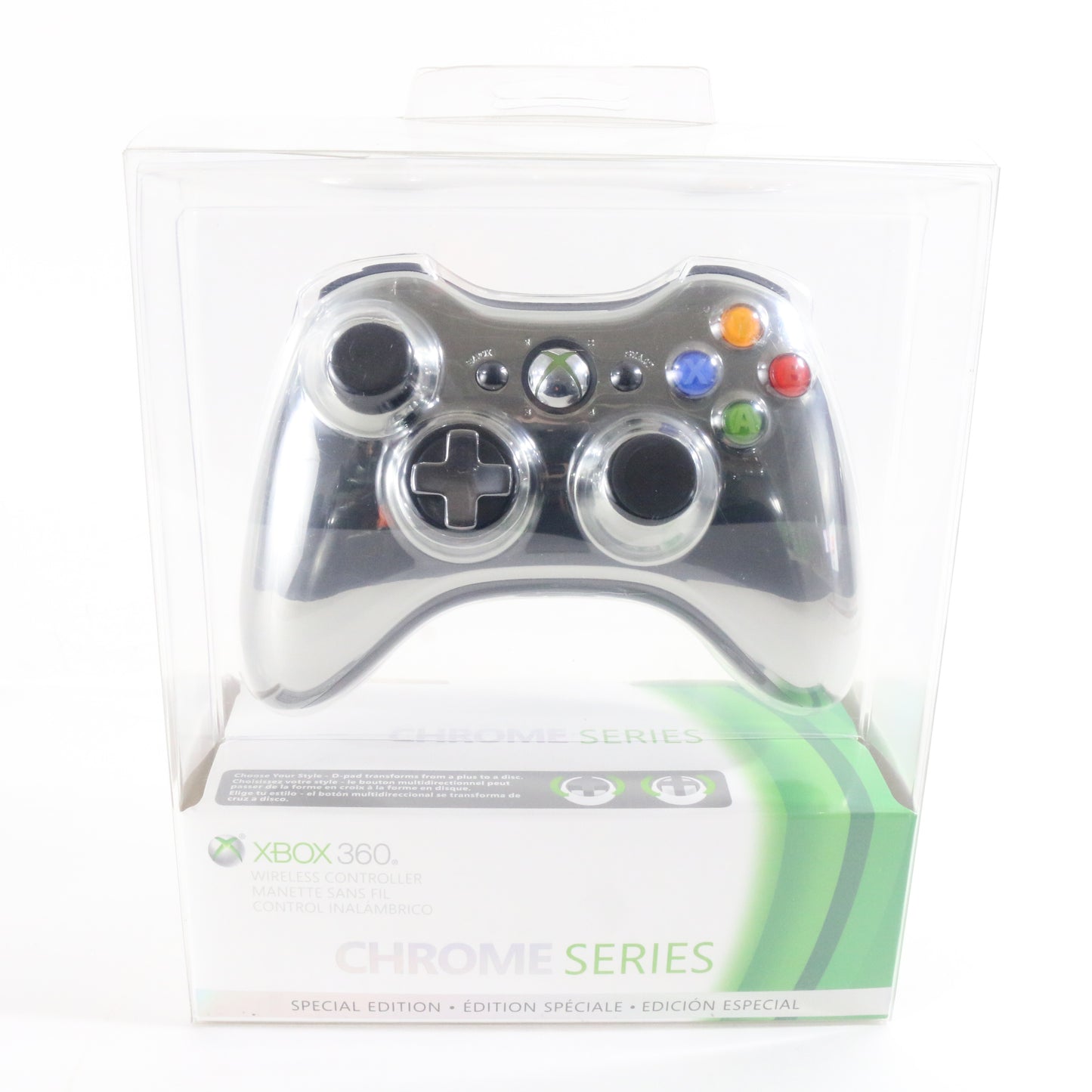 Silver Chrome Series Special Edition Xbox 360 Wireless Controller Unopened