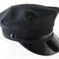 Mens Black Curved Brim Chauffeurs Cap QUALITY Union Made USA MULTIPLE SIZES
