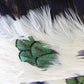 Jack McConnell New York Ladies White Wool Felt Hat W/ Feathers 6 3/4 54cm