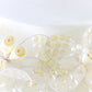 Diana Ladies White Boutique Hat W/ Flowers And Sequins 6 1/2 52cm