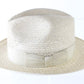 Biltmore Torino Mens Rice Tan Straw Fedora W/ Band MULTIPLE SIZES
