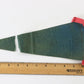 Seattle Space Needle USA Vintage Green Felt Fabric Flag Pennant 10.25��� DAMAGED