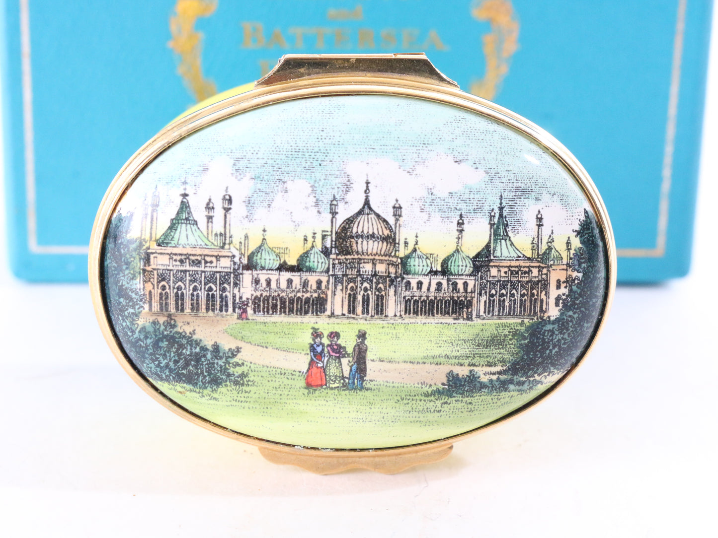 Halcyon Days Enamel The Royal Pavilion Brighton In 1825 Bilston & Battersea