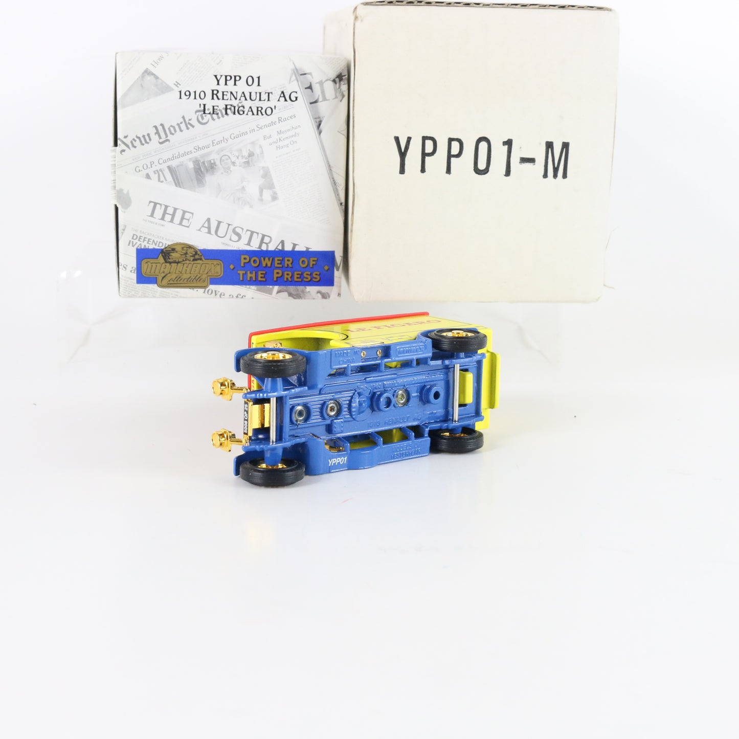 1910 Renault Ag Le Figaro News Truck Power Of The Press Matchbox 1:43 Ypp01