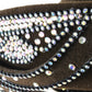Goerge Zamaul Couture Ladies Brown Felt Hat W/ Rhinestones 7 56cm