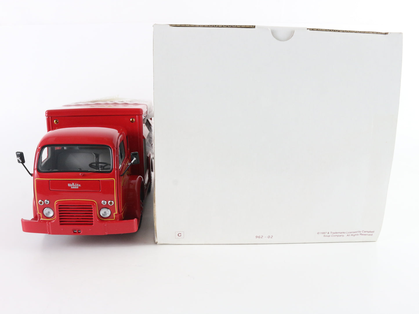 1950 Campbells Soup White 3000 Delivery Truck Danbury Mint 1:24 Model Car