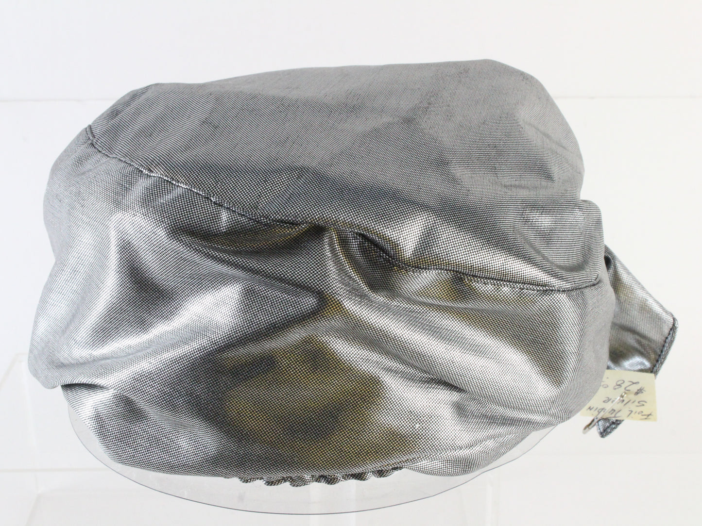 Jojace of California Ladies Fancy Silver Foil Turban One Size