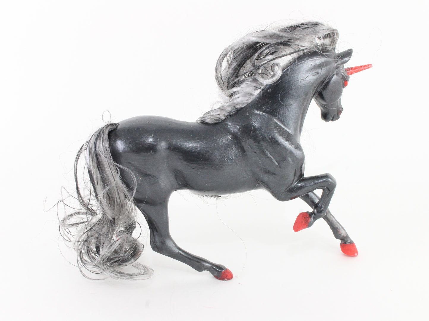 Custom Painted Mystical Unicorn Mare Brushable Hair Breyer Classic Size