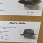 Selentino Mens Dark Gray Genuine Velour Fedora MULTIPLE SIZES