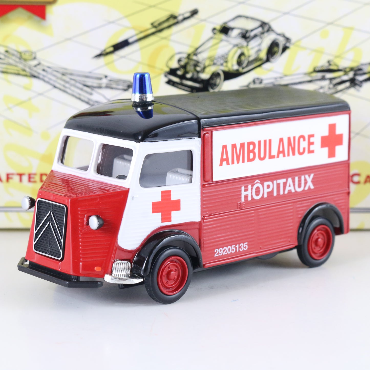 1947 Citroen H Van French Field Service Ambulance Matchbox