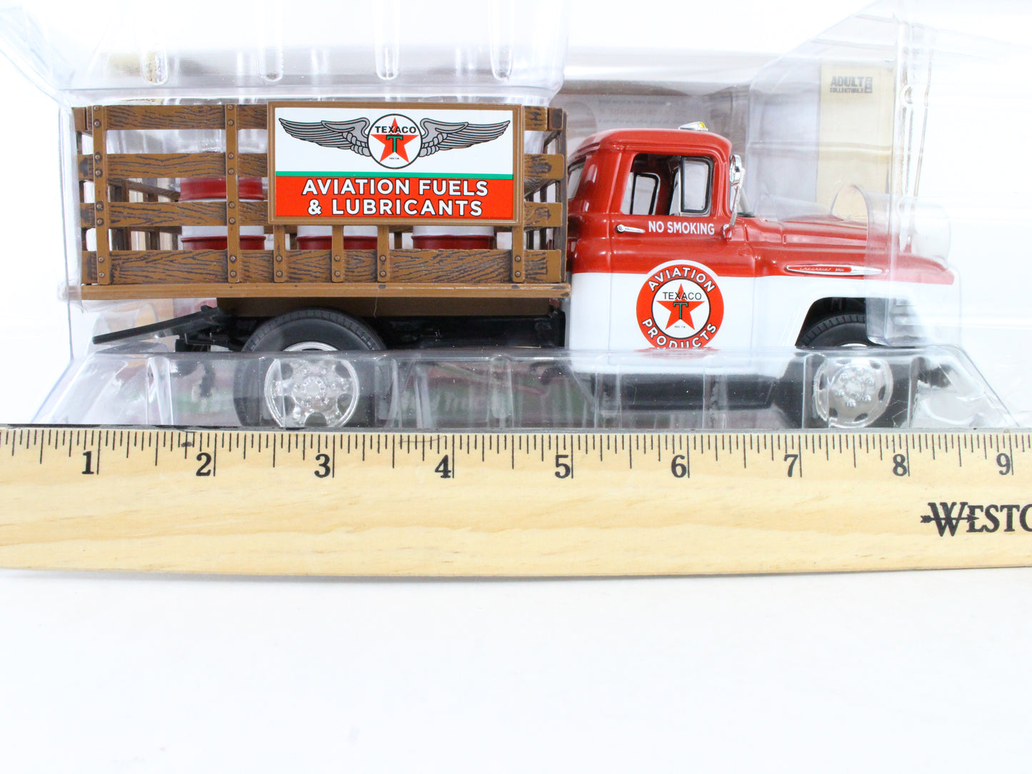 1957 Chevy Stake Bed Truck Texaco Vintage Fuel 1:25 Scale Model Cp7506