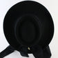 Fiesta Santa Barbara Ladies Black Soft Wool Felt Hat w/ Veil 6 3/4 54cm