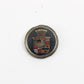 Cadillac Gold & Red Vintage Metal Headlight Emblem Badge 1��� 1930s