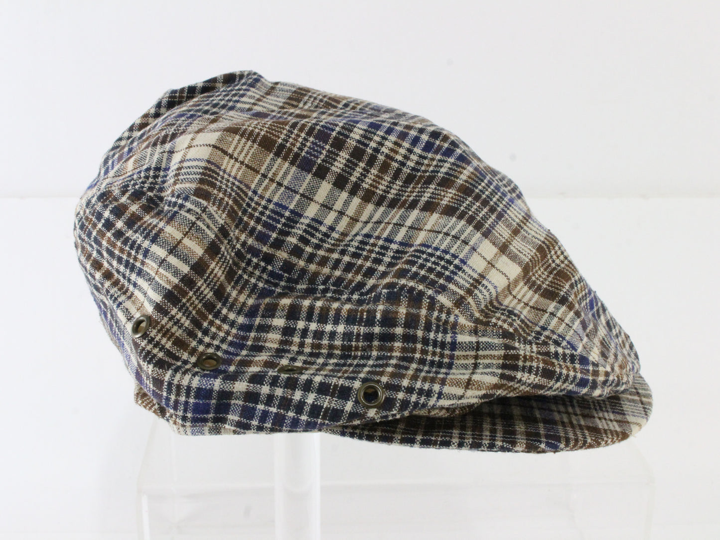 Lake of the Isles Mens Ivy Cap Mixed Plaid Newsboy Flat Cap MULTIPLE SIZES