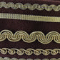 Sonni of California Ladies Brandy Brown Felt Hat W/ Gold Cord 6 7/8 55cm