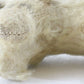 Antique Steiff Cat Stuffed Cat W/ Ribbon & Bell Glass Eyes 4"