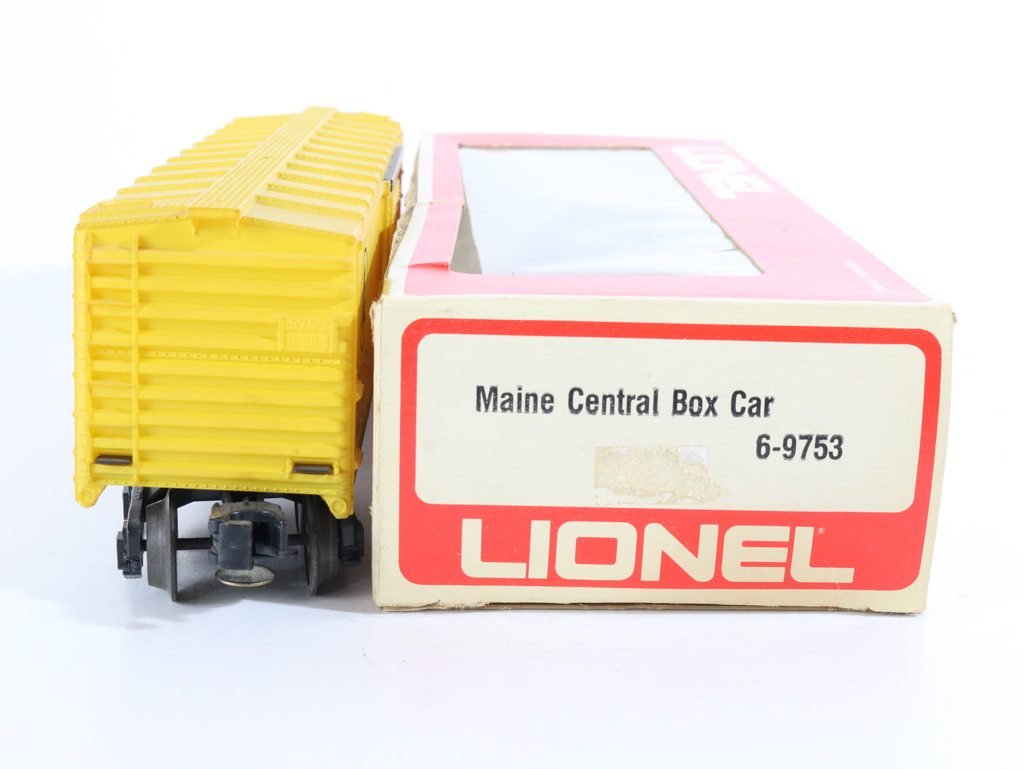 Lionel O 6-9753 Maine Central Mec Yellow Boxcar