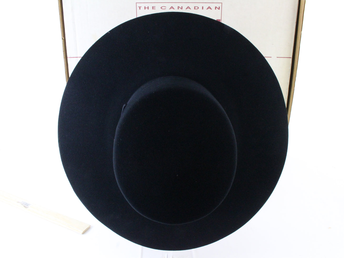 Biltmore Silver Buckle Mens Black Fur Felt 5x Cowboy Hat 6 7/8 55cm