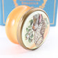 Bilston & Battersea Halcyon Days Owl Design Apricot Enamel Box