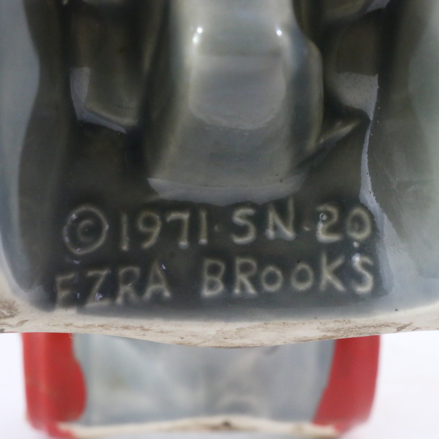 Vintage Ceramic Ezra Brooks Fordson Tractor Decanter Heritage 9.25"