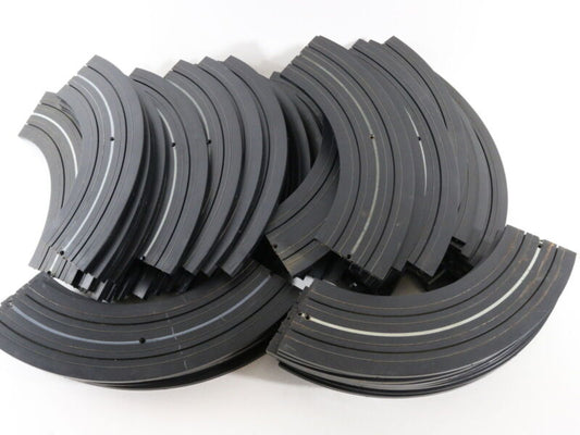 Large Lot Of 69 1/4 Section 9" Radius Curved Track Aurora HO Slot Car