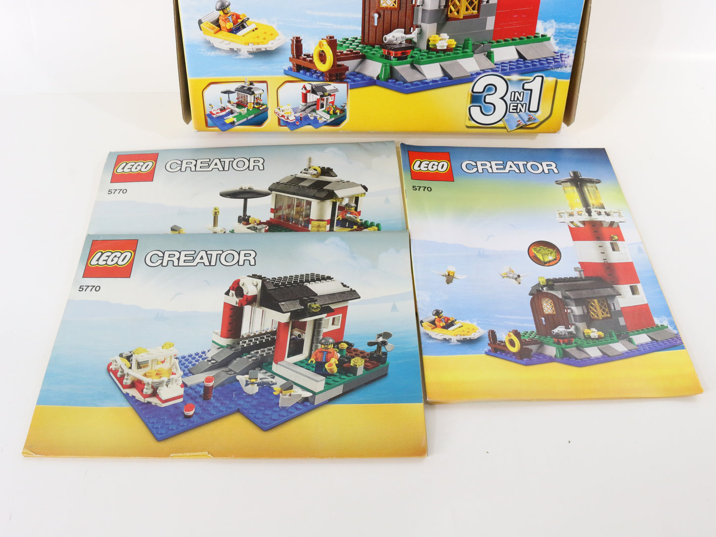 Lego Creator Lighthouse Island 3 In 1 Partly Built 5770 W/ Box & Instructions