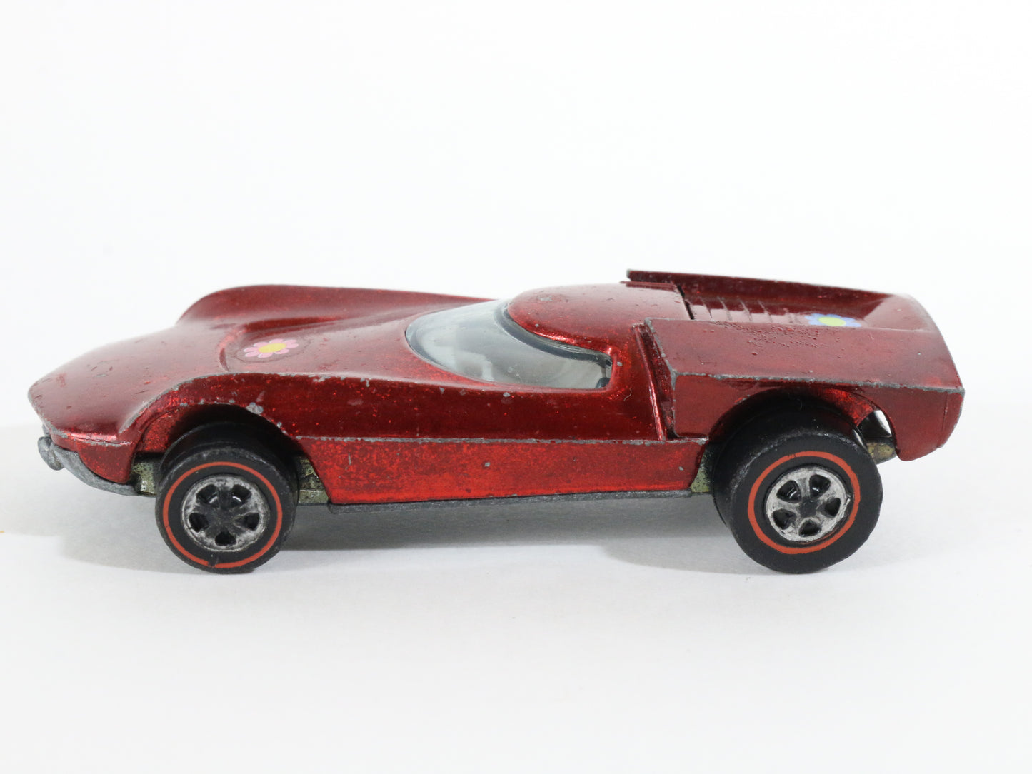 Vintage Hot Wheels Redline Turbofire Red Mattel 1968 USA