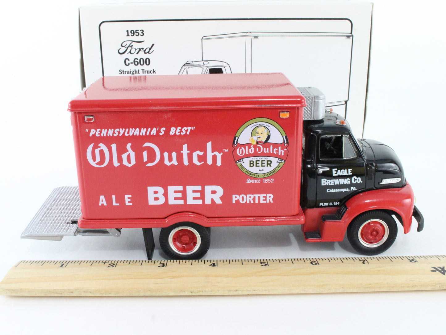 1953 Ford C600 Straight Truck Old Dutch First Gear 1:34 Model 19-1470