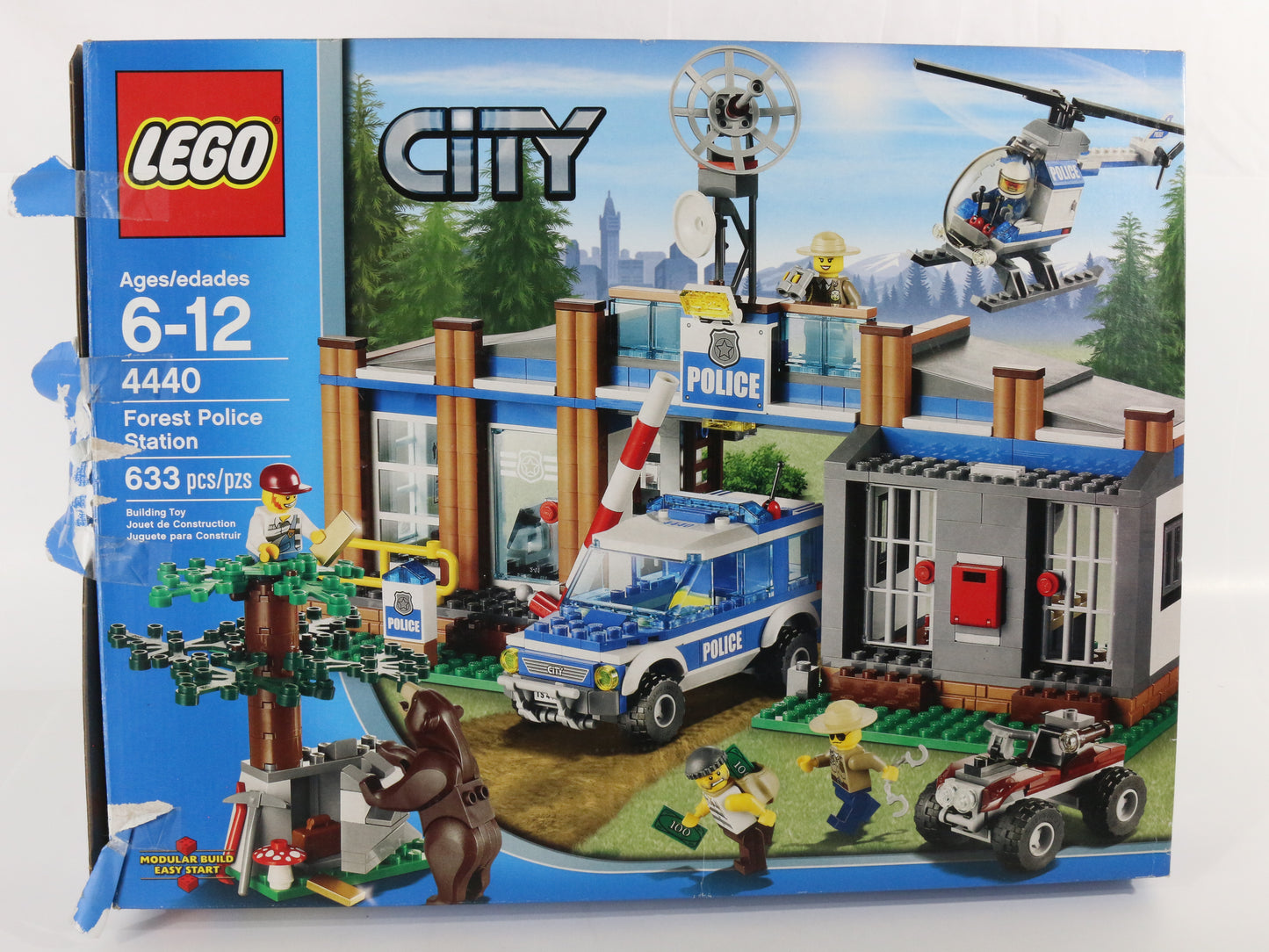 Lego City Forest Police Station Partly Built Set 4440 W/ Box & Instructions