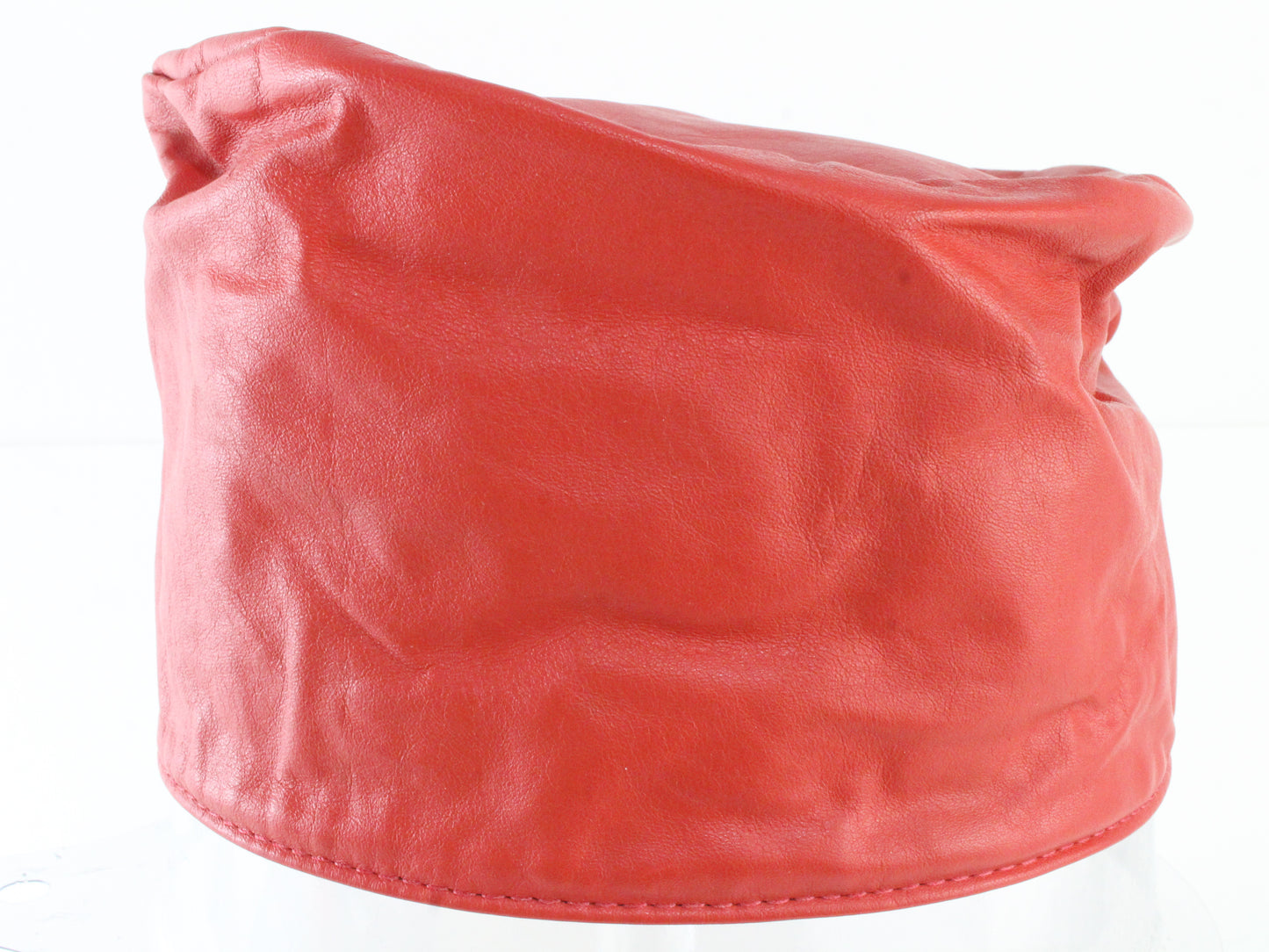 Winfield Cover CoLadies Red Hand Crafted Leather Pillbox Cap MULTIPLE SIZES