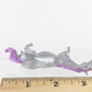 Custom Painted Walking Thoroughbred Unicorn Breyer #5735 Stablemates