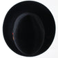 Biltmore President Top Hatter Mens Black Felt Fedora W/ Feather MULTIPLE SIZES